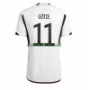 Maillot de Supporter Allemagne Mario Gotze 11 Domicile Coupe du Monde 2022 Pour Homme